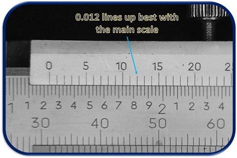 How to use a Vernier Caliper Imperial thousandths