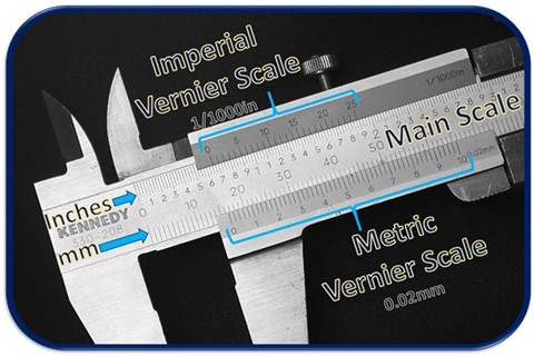 Plastic Precise Vernier Scale Caliper Metric/ 0-3inch/0-80mm Imperial V6G5 