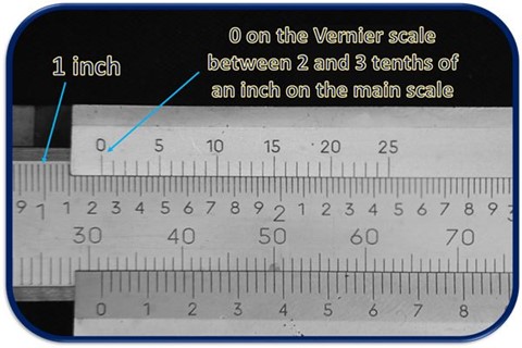 How to use a Vernier Caliper Imperial inches and tenths 